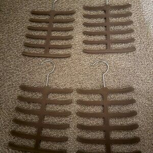 AMAZING FOUR JOY MANGANO HUGGABLE HANGERS FOR NECK TIES/BELTS - VERY GENTLY USED